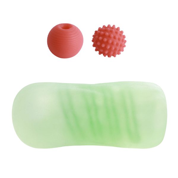 Masturbador Masculino Com Estimulador Interno na Cor verde - Image 4
