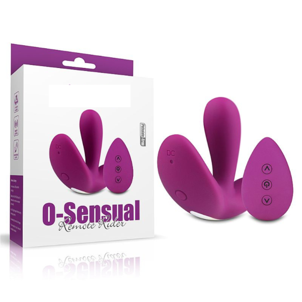 Vibrador Massageador de Clitóris Com Plug Anal O-Sensual Rider