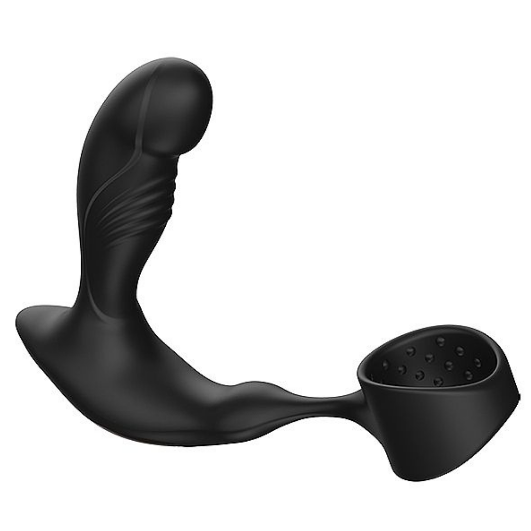 Vibrador Estimulador de Próstata Com Anel Peniano 7 Vibrações 2 Motores - Imagem 5