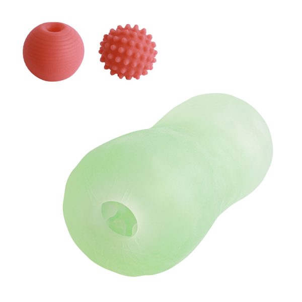 Masturbador Masculino Com Estimulador Interno na Cor verde - Image 2