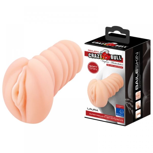 Masturbador em formato vagina realística - Crazzy Bull Laura