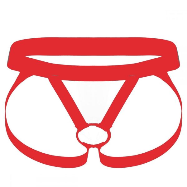 Anel Peniano 6 Cm e Cueca Masculina Jockstap Elástico Vermelho - Image 4