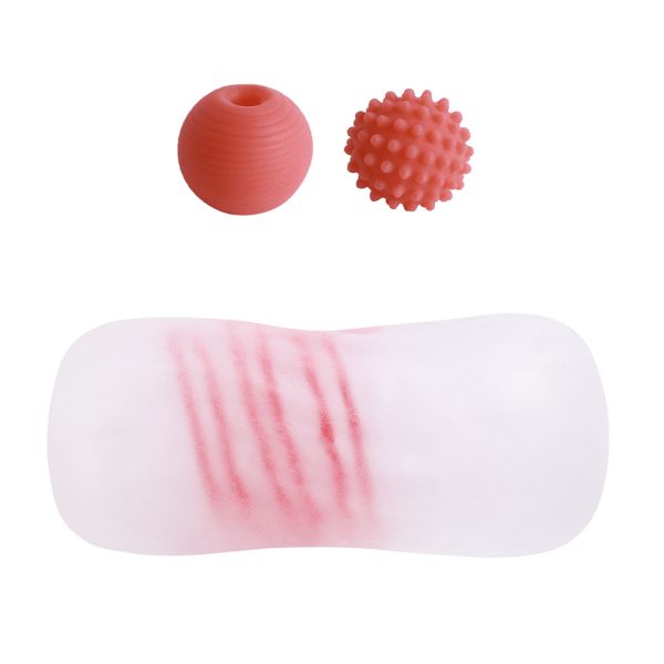 Masturbador Masculino Com Estimulador Interno na Cor Rosa - Image 4