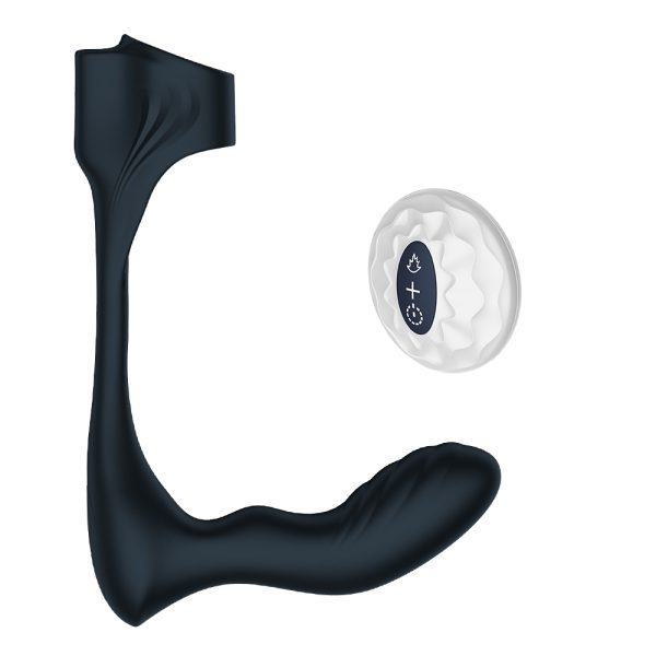 Vibrador Capa Peniana e Estimulador de Clitóris Com Controle - Image 7