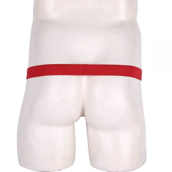 Cinto Masculino com Anel Peniano em Elástico Vermelho - Image 2