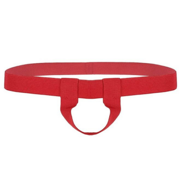 Cinto Masculino com Anel Peniano em Elástico Vermelho - Image 3