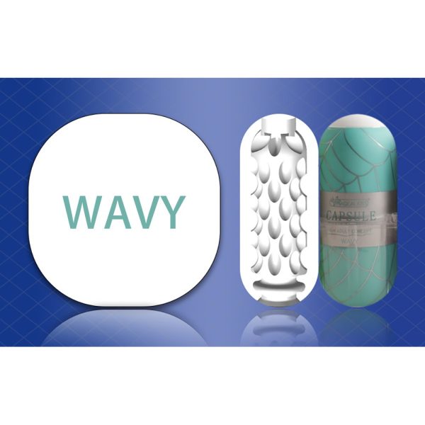 Masturbador Casula Egg Textura Interna Estimuladora Wavy - Image 2
