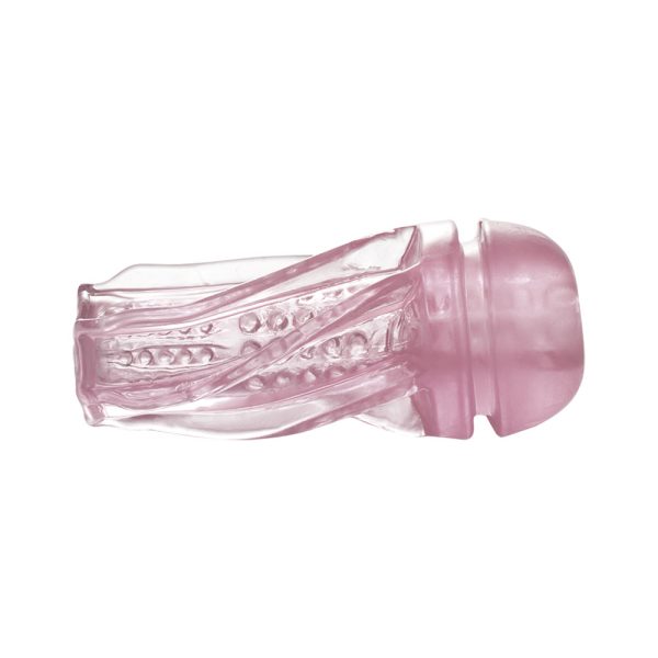 Masturbador lanterna Texturizada Em Silicone Na Cor Rosa - Image 3