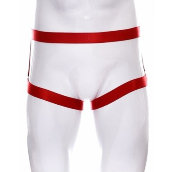 Cueca Masculina Jockstap em Elástico Aberta Vermelho