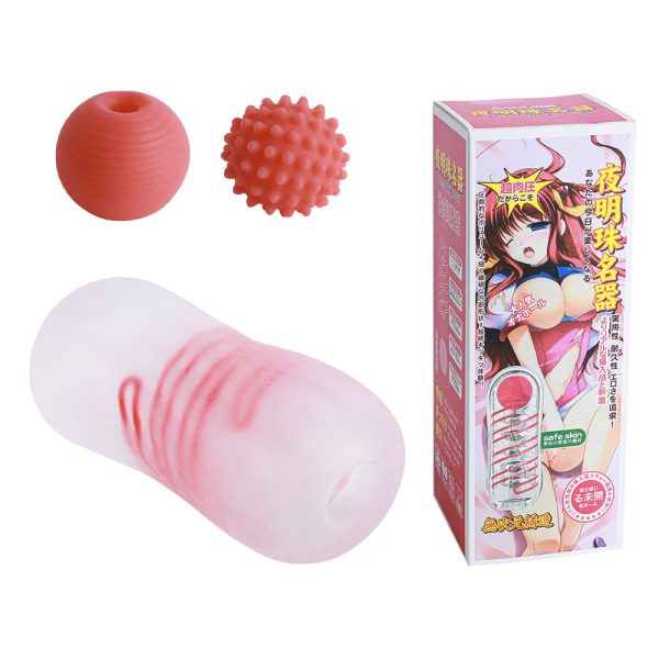 Masturbador Masculino Com Estimulador Interno na Cor Rosa - Image 7