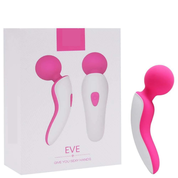 Vibrador Massageador Eve Varinha Magica Rosa Estimulador de Clitóris