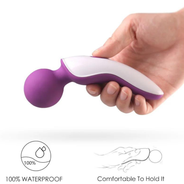 Vibrador Massageador Eve Varinha Magica Dourado Estimulador de Clitóris - Image 4