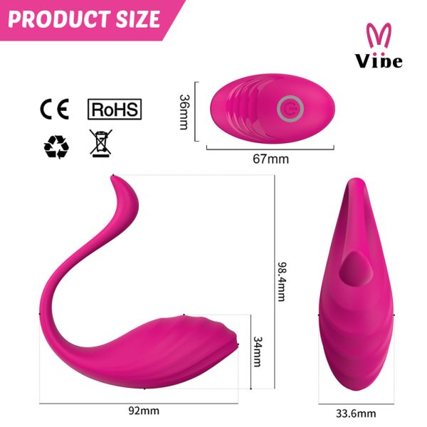 Vibrador Capsula com Controle e 10 Vibração, Recarregável - Image 5
