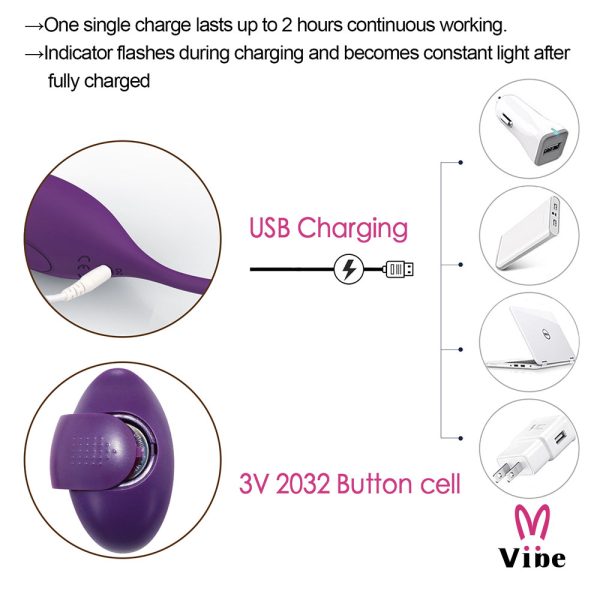 Vibrador Bullet com Controle e 10 velocidades Recarregável - Image 5