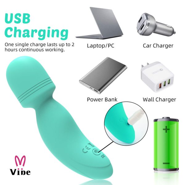 Mini Vibrador Massageador Recarregável Com 10 Velocidades - Image 10
