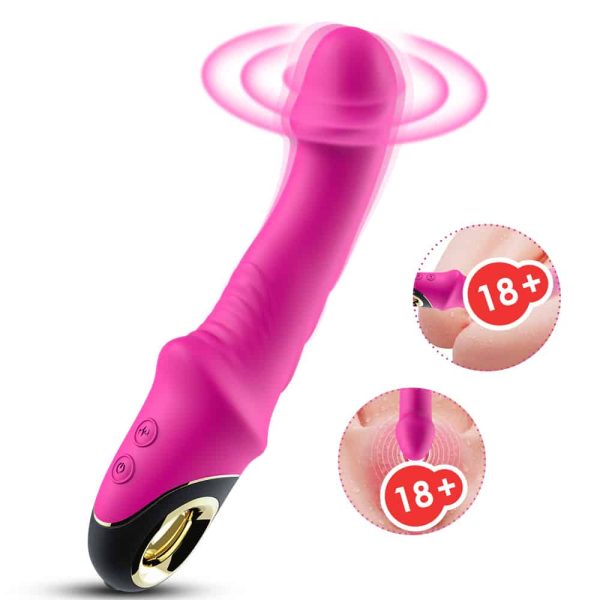 Vibrador Estimulador Ponto G Rosa AProva d'água Recarregável - Image 4