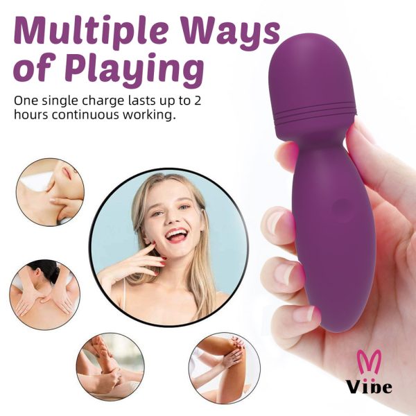Mini Vibrador Massageador Recarregável Com 10 Velocidades - Image 7