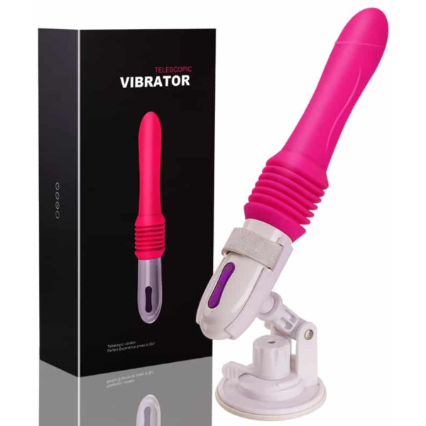 Maquina de Sexo Vibrador Vai e vem Recarregável 10 Vibração