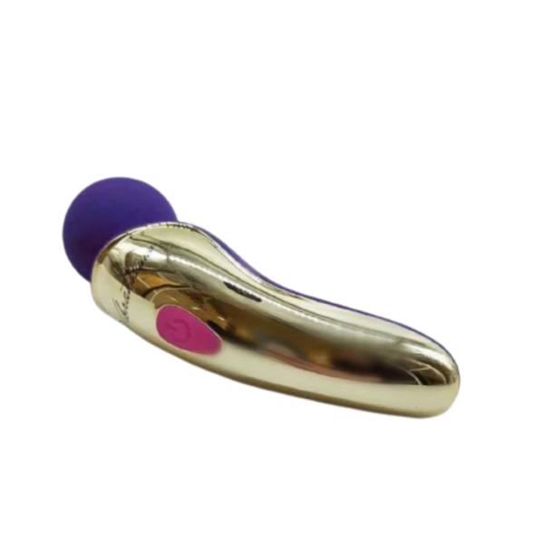 Vibrador Massageador Eve Varinha Magica Dourado Estimulador de Clitóris