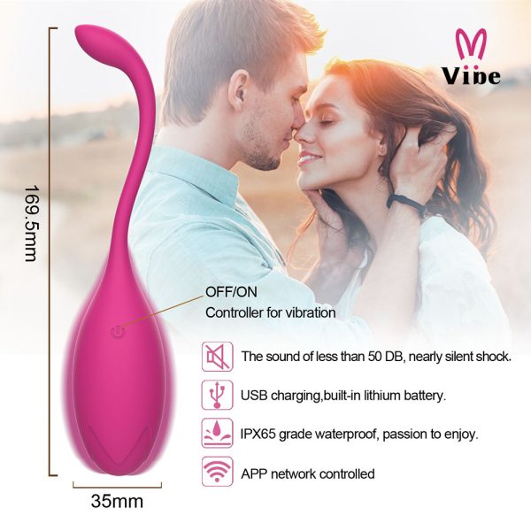 Capsula Vibratoria Recarregável Multivelocidade Com Aplicativo - Image 5
