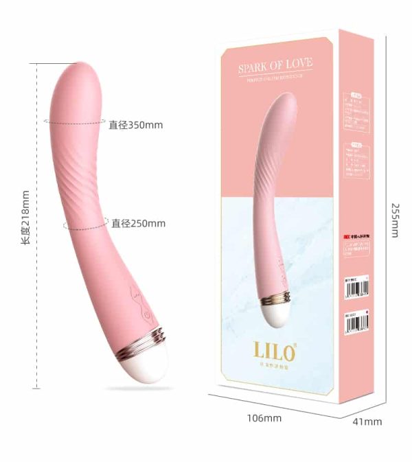 Vibrador Estimulador Ponto G 10 Vibrações Recarregável Lilo