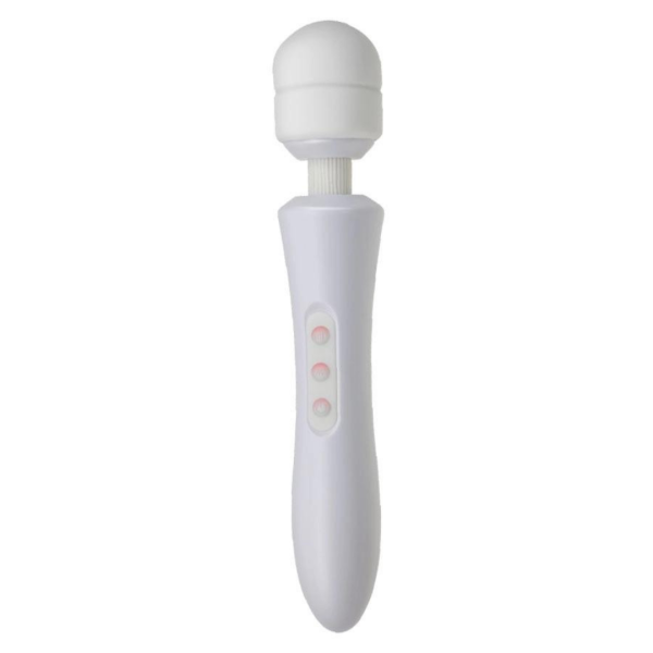 Massageador Varinha Mágica Flexível Branca Aveludado USB - Image 2