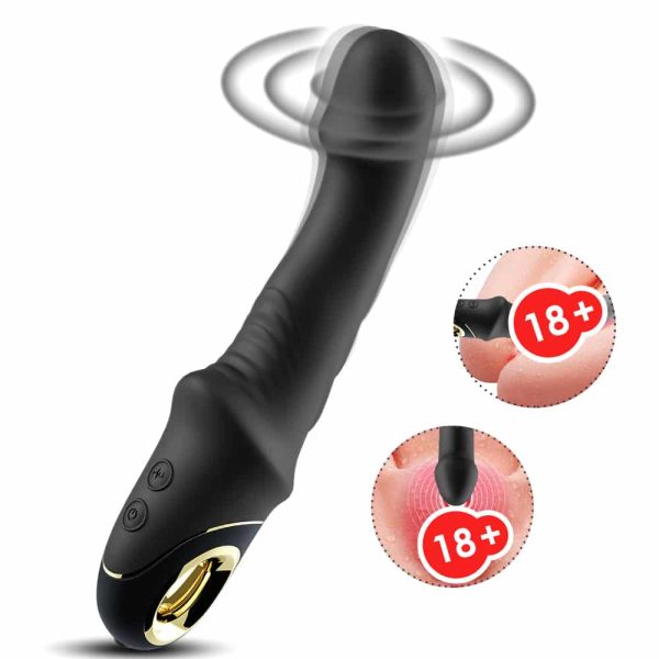 Vibrador Estimulador PontoG Preto 9 Velocidades Recarregável - Image 2