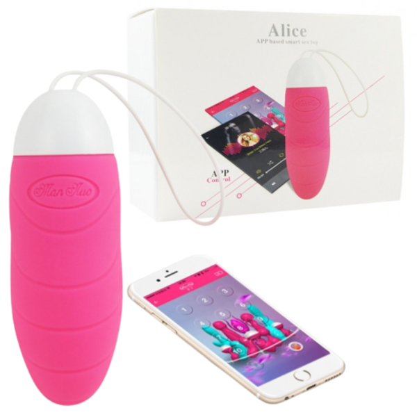 Vibrador Bullet Com 10 Vibração Controlado Por Bluetooth