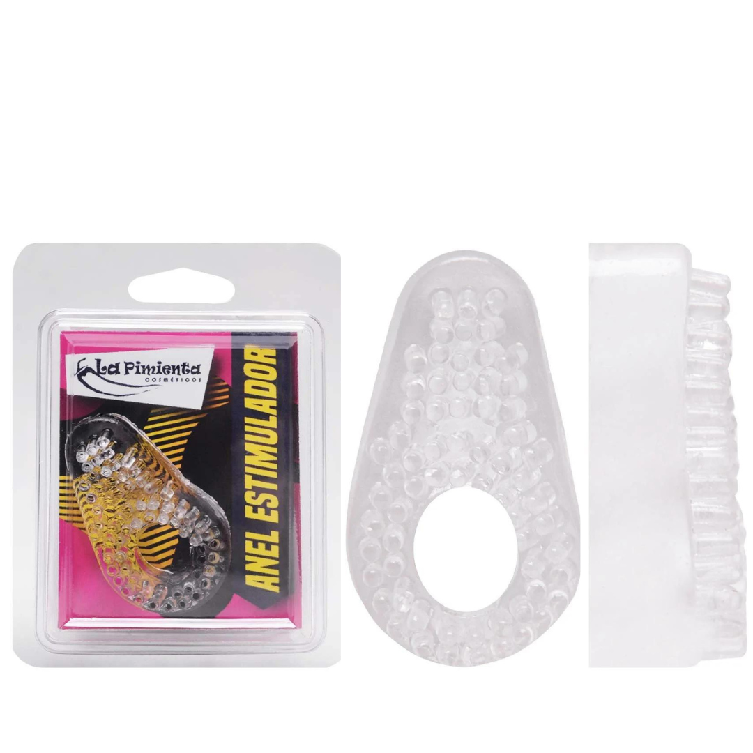 Anel Peniano com Estimulador Simples em Silicone La Pimienta
