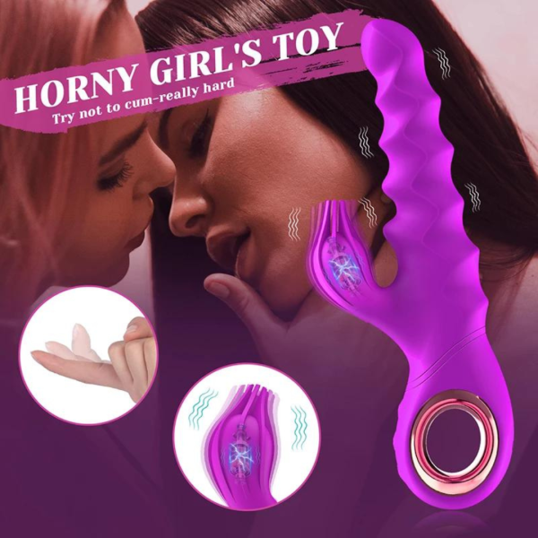 Vibrador Ponto G e Clitóris Rotativo Vai e Vem Aquecimento - Image 8