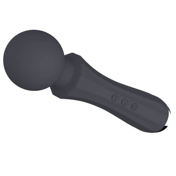 Vibrador Massageador Varinha Magica Preto Estimulador de Clitóris 20 Vibrações - Image 4