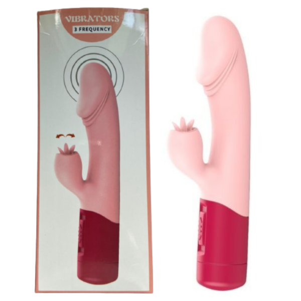 Vibrador Massageador de Clitóris e Ponto G Silicone Macio