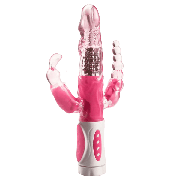 Vibrador Rabbit Rotativo Vibração Triplo 12 Vibração á Pilha - Image 5