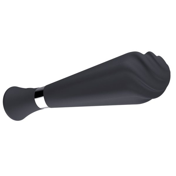 Vibrador Estimulador Ponto G Sorvete em Silicone Preto 12 Vibrações - Image 4