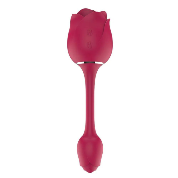 Vibrador Estimulador de Clitoris Com Sugador Rosa Immortal Flowers 3 - Image 4