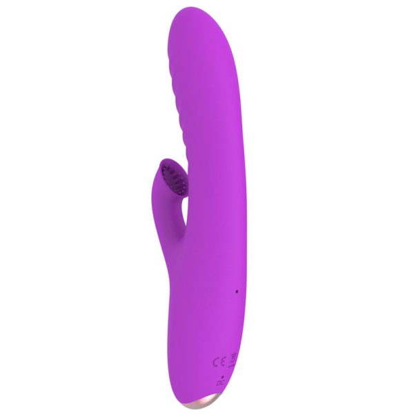Vibrador Duplo Com Sugador Estimulador Ponto G e Clitóris 12 Vibrações - Image 5