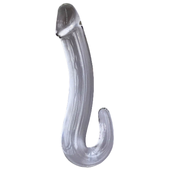 Penetrador Anal Forma de Pênis Ponto G Plug Anal Vidro 12×2,5Cm - Image 3