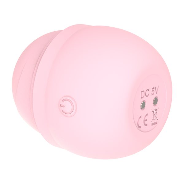 Vibrador Estimulador de Clitóris Pulsador Egg Rosa 5 Vibrações - Image 7