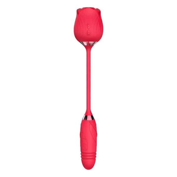 Vibrador Estimulador Duplo Vai e Vem e Sucção Recarregável - Image 2