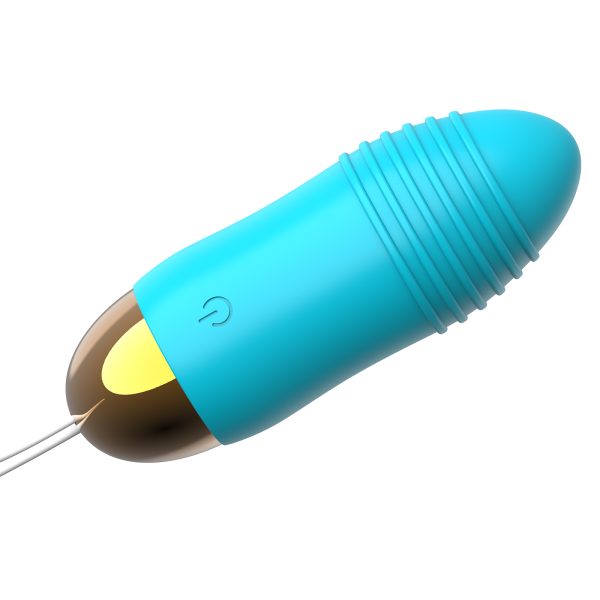 Vibrador Bullet Egg Azul Portátil Com Aplicativo 9 Vibrações - Image 3