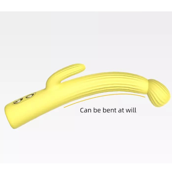 Vibrador Estimulador de Ponto G e Clitóris Amarelo Recarregável Xuanai - Image 2