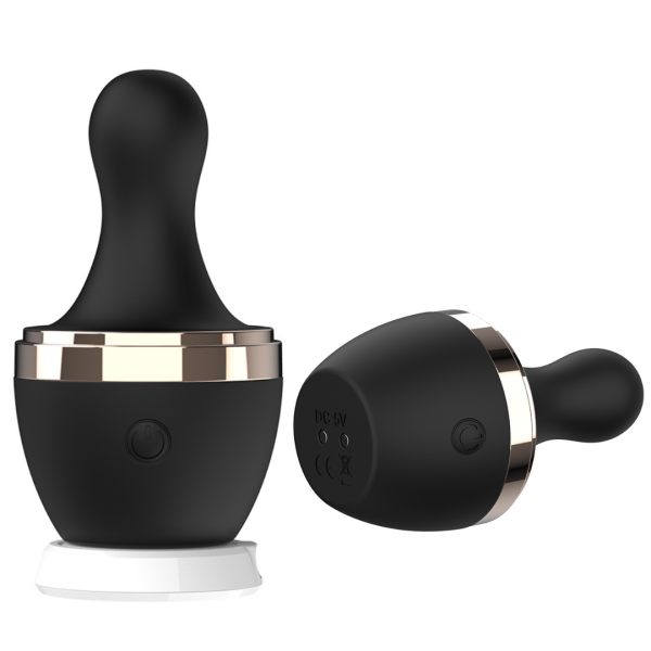 Vibrador Massageador Estimulador de Clitóris Egg Preto 10 Vibrações