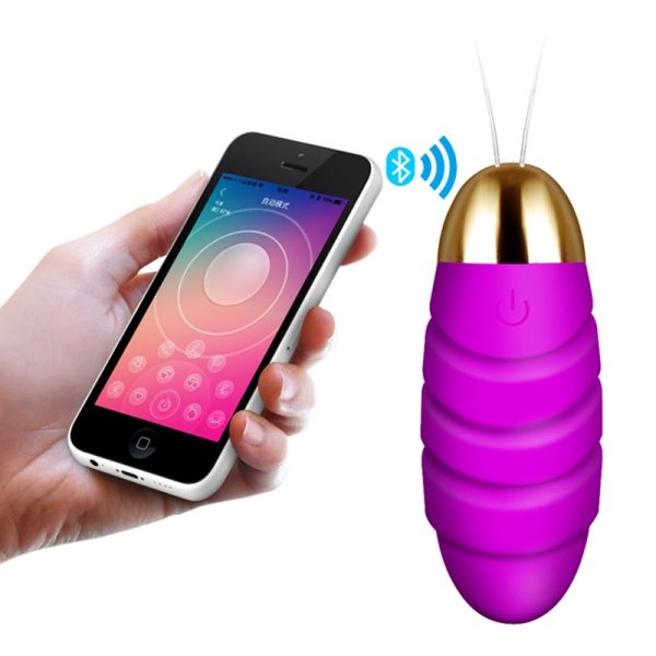 Vibrador Estimulador Egg Portátil Com Aplicativo 9 Velocidades