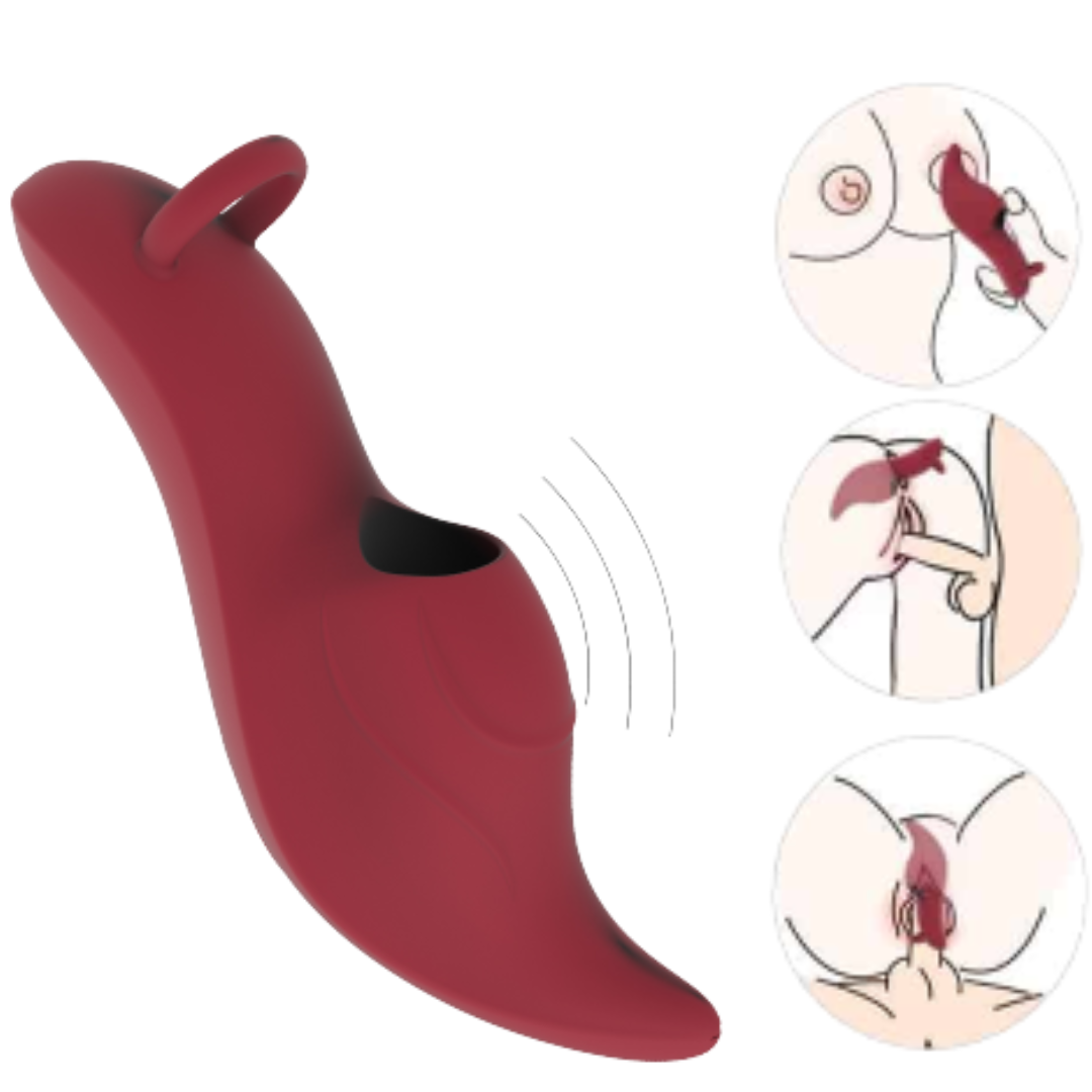Vibrador Dedeira Vibratoria Mini Massageador Recarregável