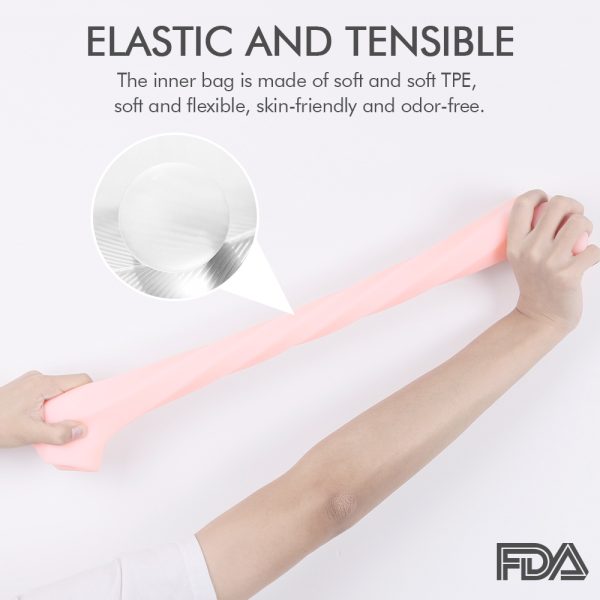 Masturbador Duplo Masculino Vagina e Anus em Silicone Selina - Image 5