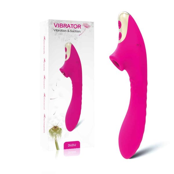 Vibrador DUDU Estimulador de Ponto G E Clitóris Com Sugador - Image 6