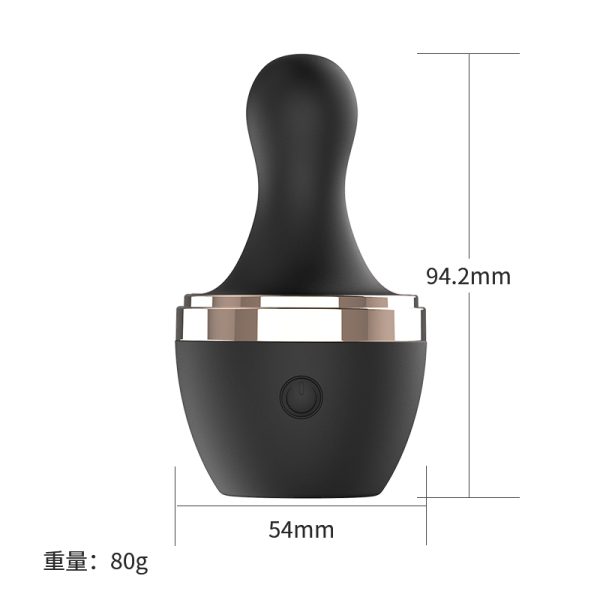 Vibrador Massageador Estimulador de Clitóris Egg Preto 10 Vibrações - Image 2
