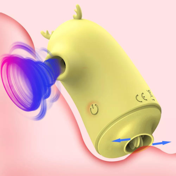 Vibrador Bichinho Com Sucção e Estimulador de Clitóris 5 Vibrações - Image 3
