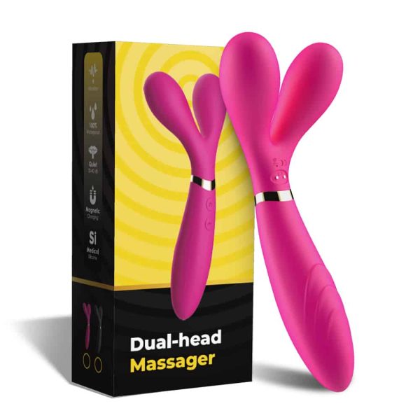 Vibrador de ponta Dupla com 9 modos de Vibração Recarregável - Image 3