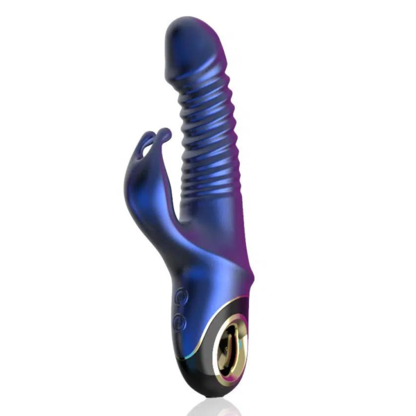 Estimulador De Ponto G Vai e Vem e Clitóris Rabbit Aveludado - Image 3